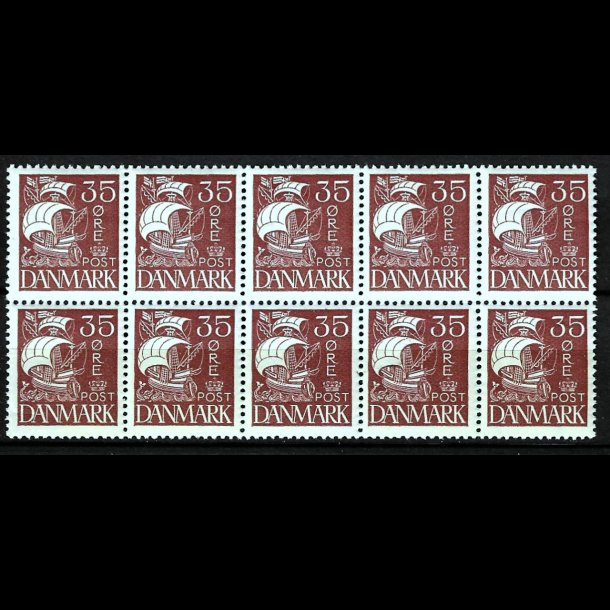 Danmark AFA 173 postfrisk 10-blok AFA kr. 4.000,00++