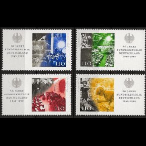 Vesttyskland Tyskland AFA nr. 2992-2995