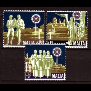 Malta postfrisk AFA 395-397