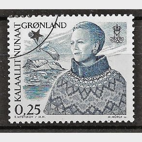Gr�nland stemplet AFA 377