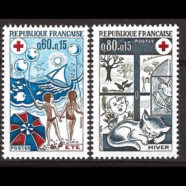 Frankrig postfrisk AFA 1934-1935