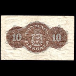 Danmark 10-kroner 1944-CD Sieg 120 kval. 01/EF