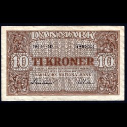 Danmark 10-kroner 1944-CD Sieg 120 kval. 01/EF