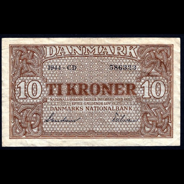 Danmark 10-kroner 1944-CD Sieg 120 kval. 01/EF