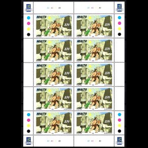 Malta postfrisk AFA 1067-1071 5 helark