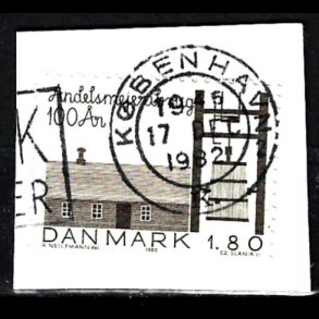 Brevklip m/bystempel K�benhavn - 418
