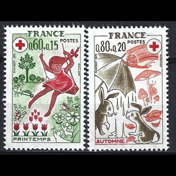 Frankrig postfrisk AFA 1981-1982