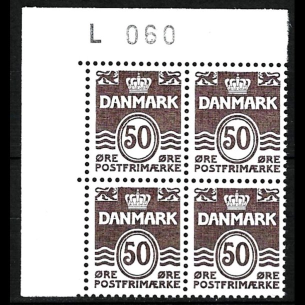 Danmark postfrisk marginalblok L1060