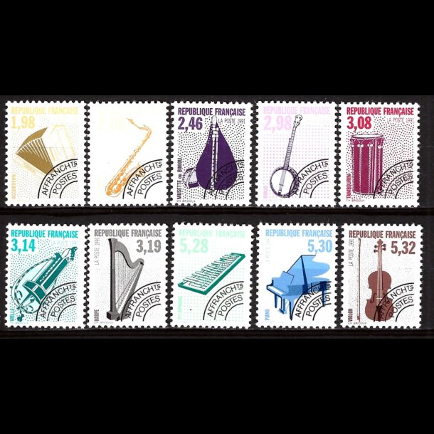 Frankrig postfrisk AFA 2972-2981 (minus 2971)