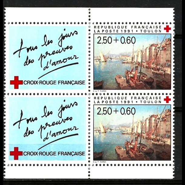 Frankrig postfrisk AFA 2963A m/vignet