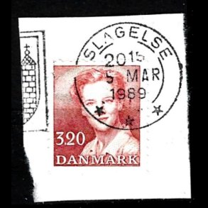 Brevklip m/bystempel Slagelse - 420