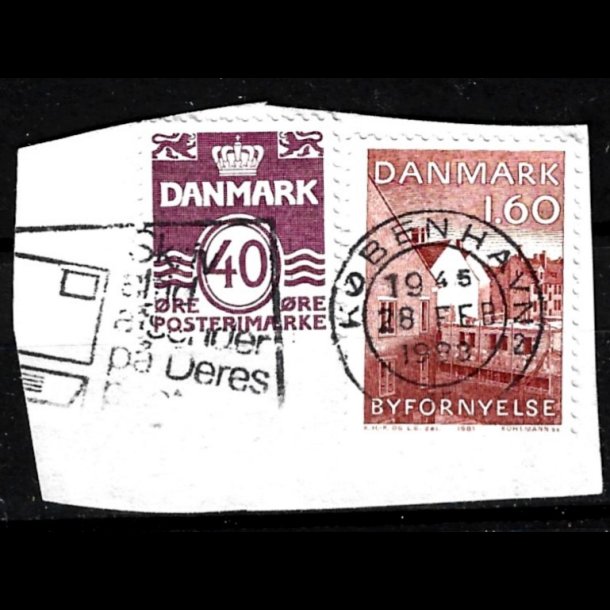 Brevklip m/bystempel Kbenhavn - 426