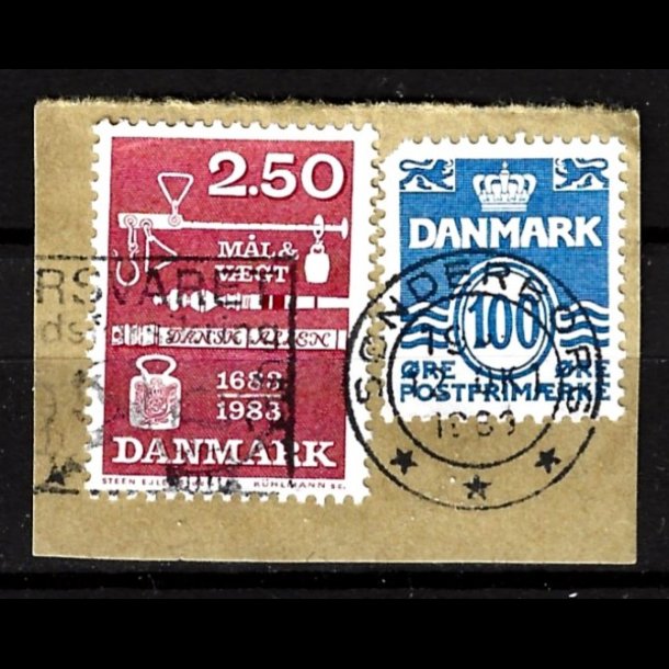 Brevklip m/bystempel Snderborg - 427