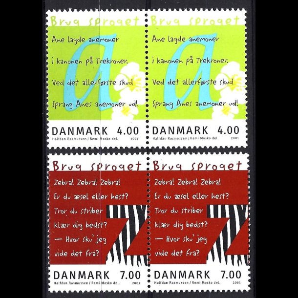 Danmark parstykker postfrisk AFA 1281-1282 s19