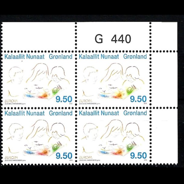 Grnland marginalblok postfrisk G 440