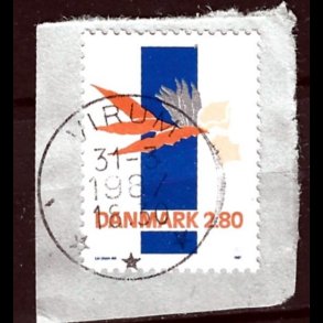 Brevklip m/bystempel Virum 443