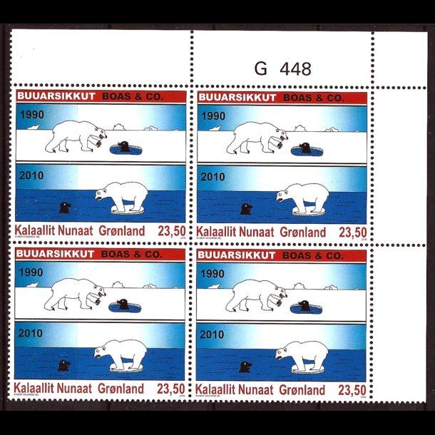 Grnland marginalblok postfrisk G 448