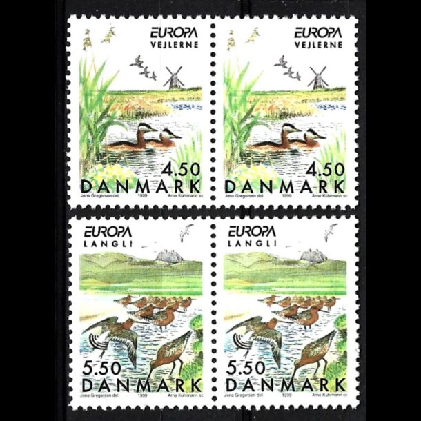 Danmark parstykker postfrisk AFA 1209-1210 s20