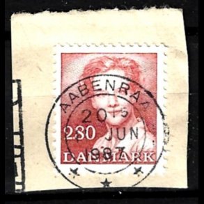 Brevklip m/bystempel �benr� - 454