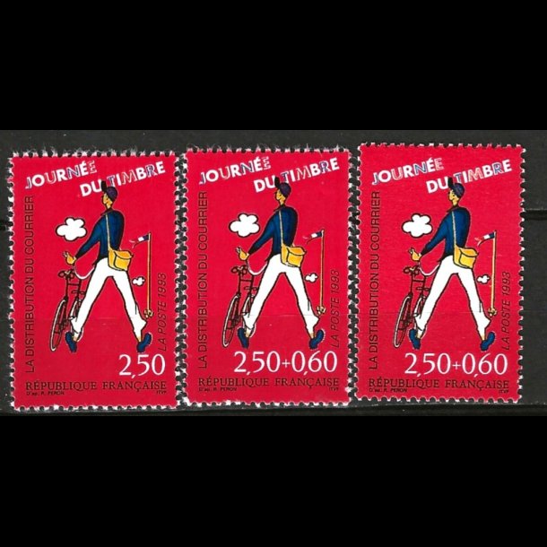 Frankrig postfrisk AFA 3042+3043+3043A