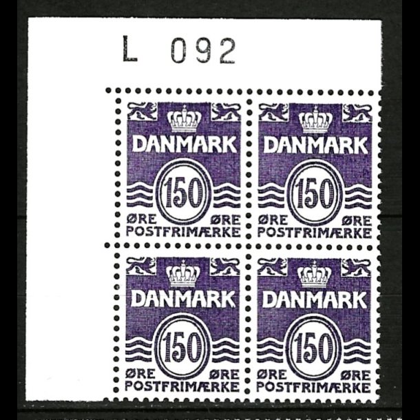 Danmark postfrisk marginalblok L1092