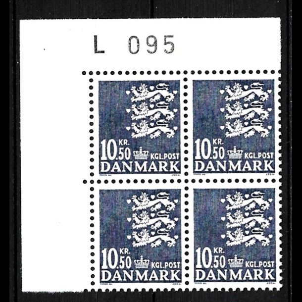 Danmark postfrisk marginalblok L1095