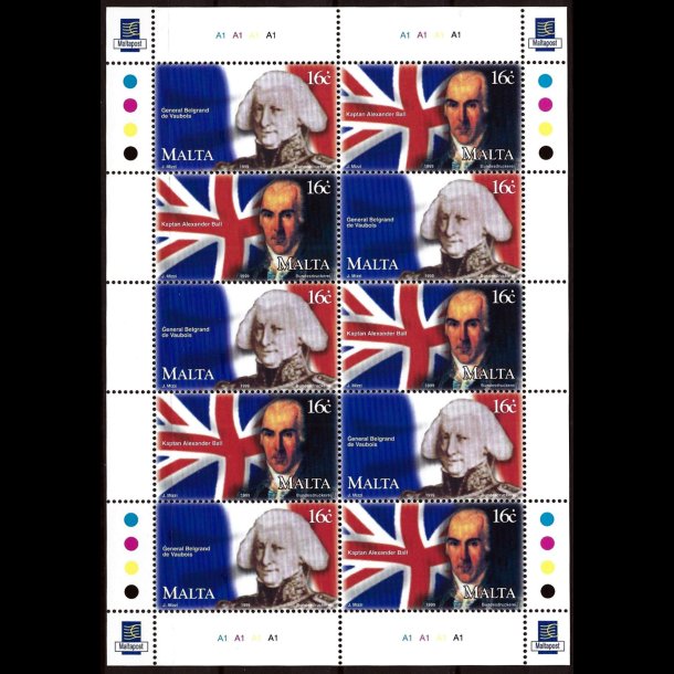 Malta postfrisk AFA 1090-1091 ark