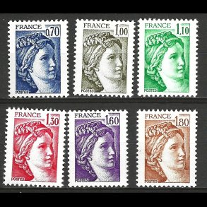 Frankrig postfrisk AFA 2219-2224