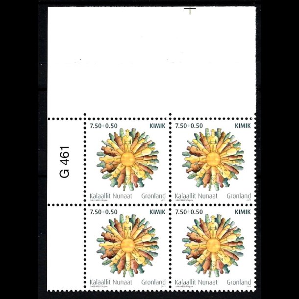 Grnland marginalblok postfrisk G 461