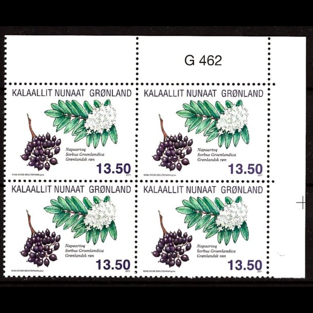 Grnland marginalblok postfrisk G 462