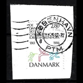 Brevklip m/bystempel K�benhavn - 484