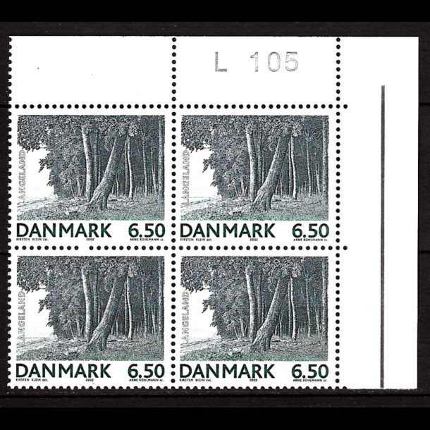 Danmark postfrisk marginalblok L1105