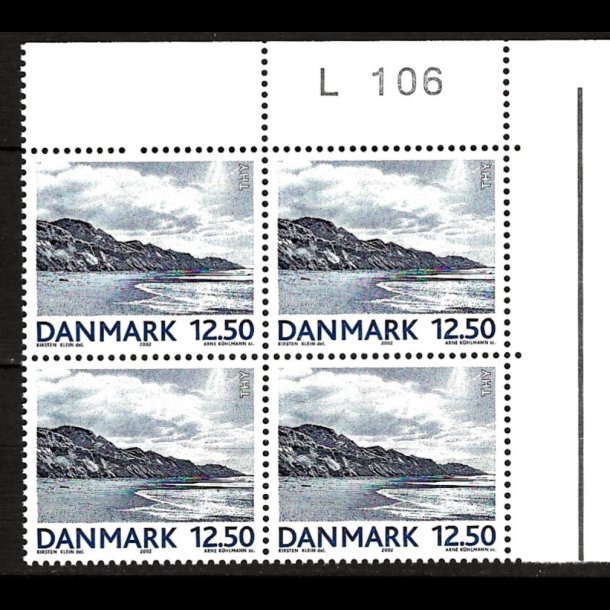 Danmark postfrisk marginalblok L1106