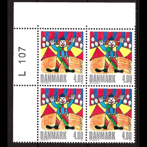 Danmark postfrisk marginalblok L1107