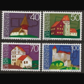 Liechtenstein postfrisk AFA nr. 628-631