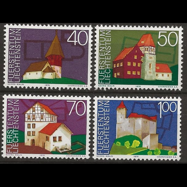 Liechtenstein postfrisk AFA nr. 628-631