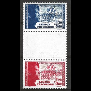 Frankrig postfrisk AFA 561-562 stribe