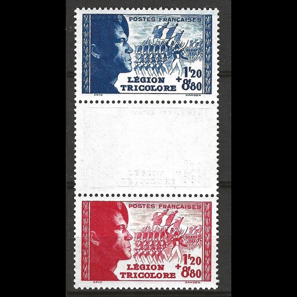 Frankrig postfrisk AFA 561-562 stribe