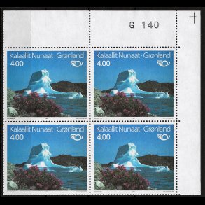 Gr�nland marginalblok postfrisk G 140