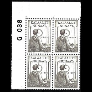 Gr�nland marginalblok postfrisk G 038