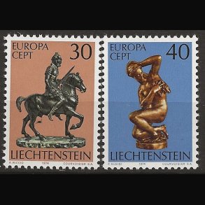 Liechtenstein postfrisk AFA nr. 601-602