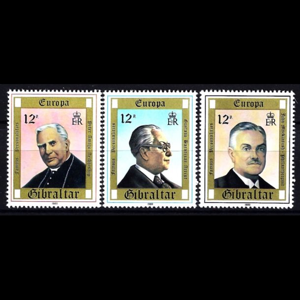 Gibraltar postfrisk AFA 403-405