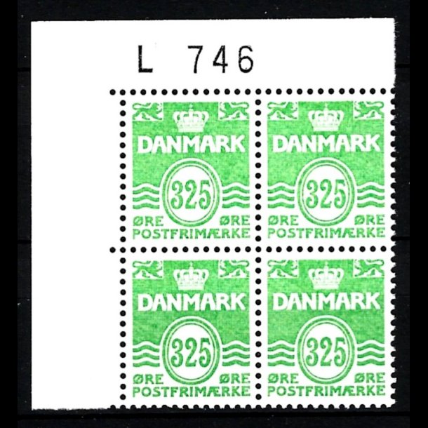 Danmark postfrisk marginalblok L746