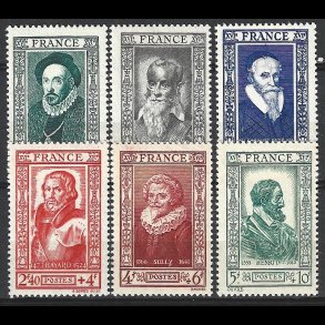 Frankrig postfrisk AFA 589-594