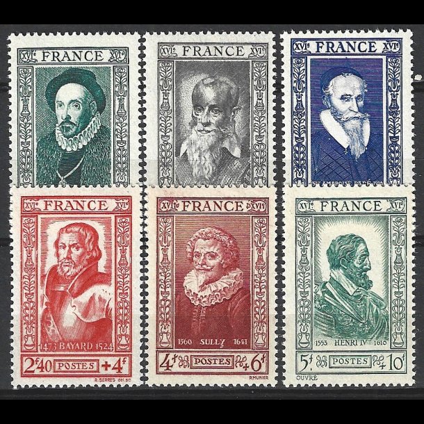 Frankrig postfrisk AFA 589-594