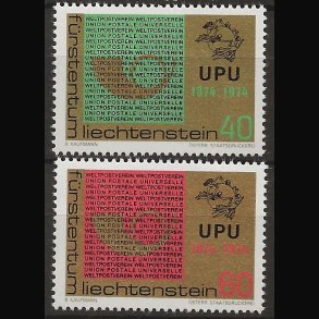 Liechtenstein postfrisk AFA nr. 604-605