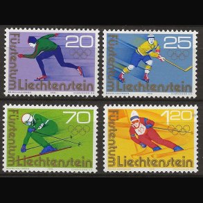 Liechtenstein postfrisk AFA nr. 632-635