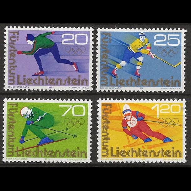 Liechtenstein postfrisk AFA nr. 632-635