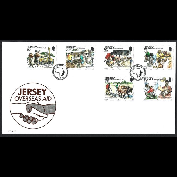 Jersey AFA 543-548 FDC