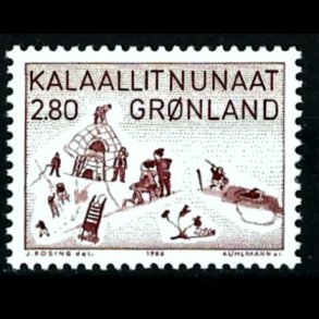 Gr�nland postfrisk AFA 167